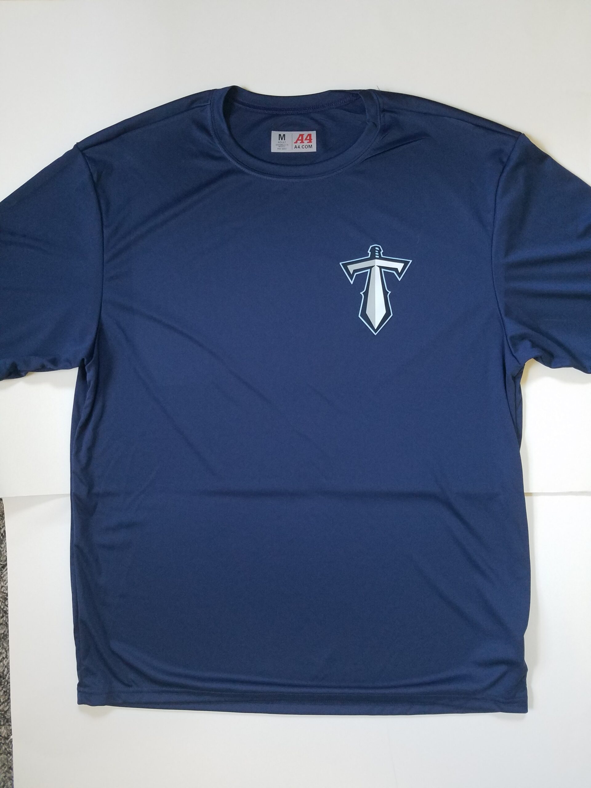 Navy Performance Tshirt with T